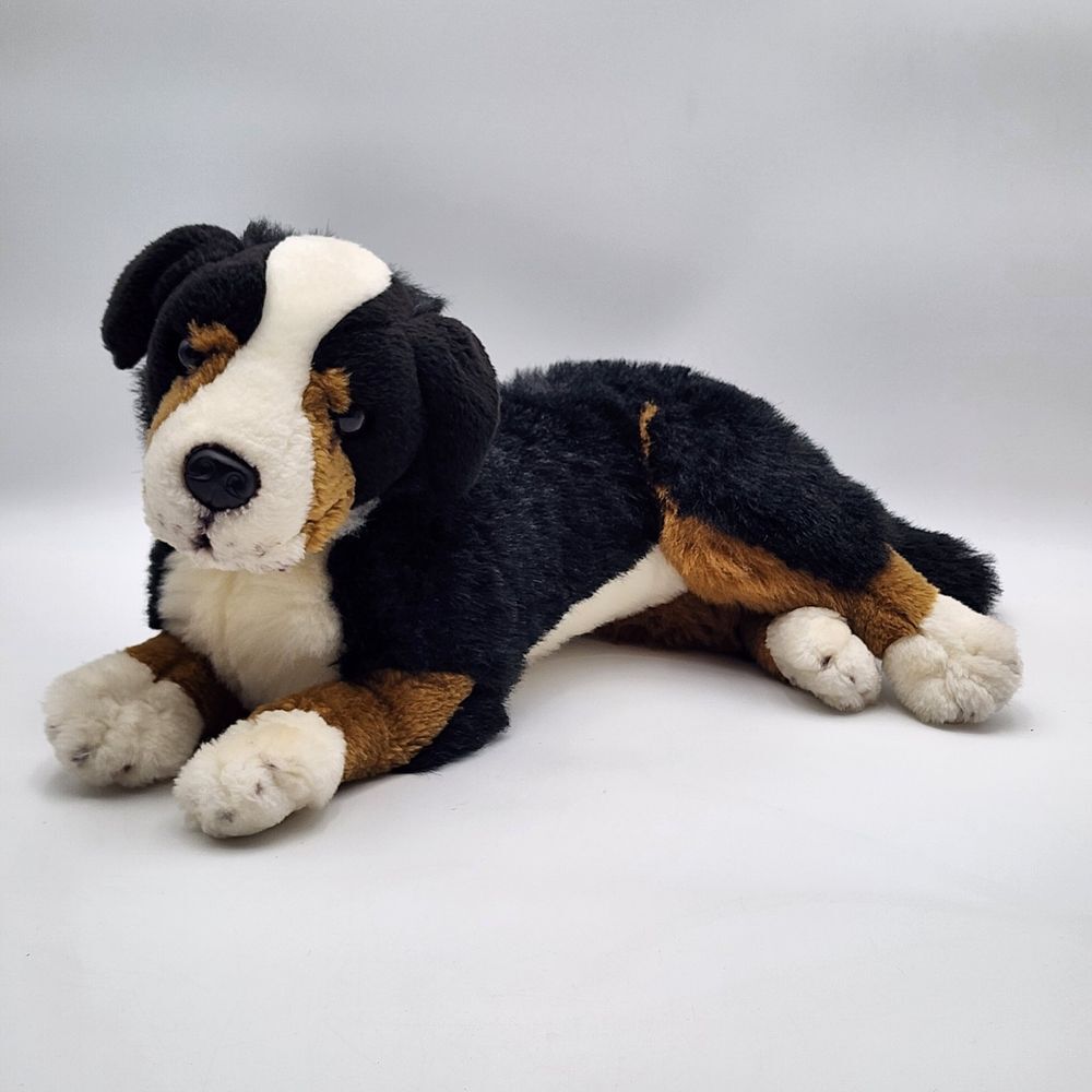 E&J Prima Classic Collection Realistic Bernese Mountain Dog‎ 20" Plush Toy Puppy